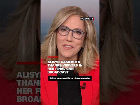 Alisyn Camerota thanks viewers in her final CNN broadcast