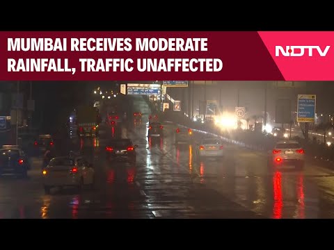 Mumbai Rain News | Mumbai Receives Moderate Rainfall