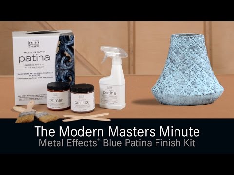 Modern Masters Metal Effects® Blue Patina Finish How-to