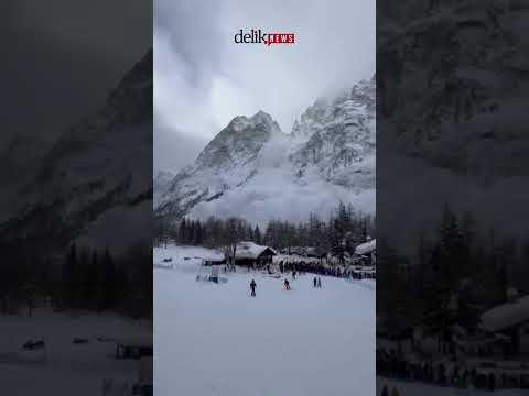 Detik-Detik Longsor Salju di Pegunungan Alpen Prancis, 2 Pemain Ski Tewas