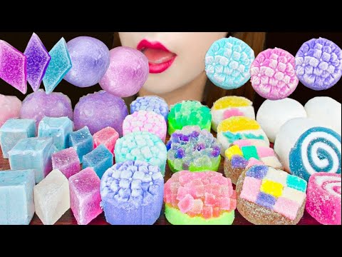 和菓子💠 【ASMR】【咀嚼音 】MUKBANG 먹방 食べる音 EATING SOUNDS NO TALKING