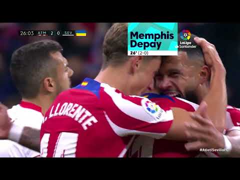 La Liga: Atletico Madrid 6-1 Sevilla | Depay and Morata brace! Match Highlights