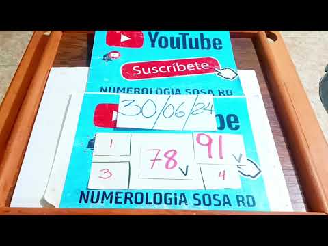 Numerologia Sosa RD:30/06/24 Para Todas las Loterías ojo 45v ( Video Oficial) #youtubeshorts