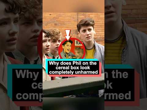 Why does Phil on the cereal box look completely unharmed? No one realizes that he’s actually still