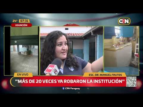 Adicto robó la merienda escolar en Asunción