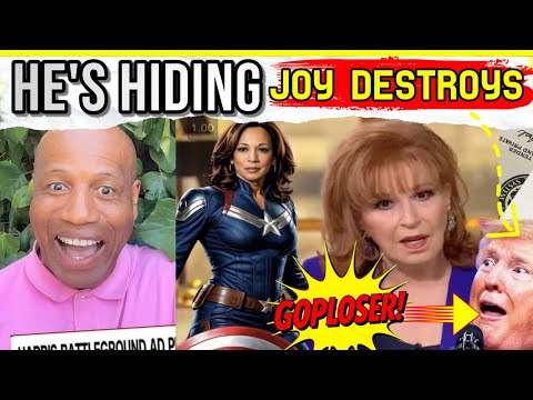 TRUMP IN HIDING! 'The View says LOSER actions show he's RUNNING 'to do hard interviews UNLIKE KAMALA