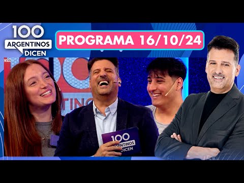 100 argentinos dicen - Programa 16/10/24