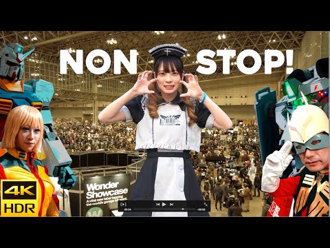 [4K HDR]Japanese Cosplayers Everywhere at WonderFest 2024
