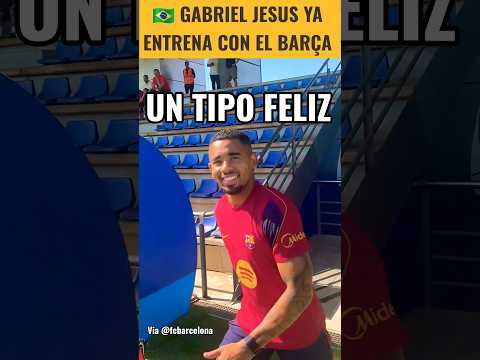 🔥GABRIEL JESUS YA ENTRENA CON EL BARÇA DE <strong>FLICK</strong> Y APUNTA A VALENCIA #fcbarcelona #brasil #laliga