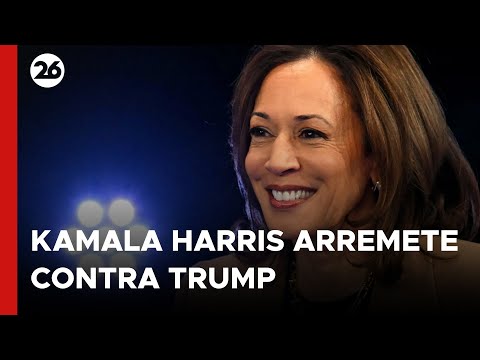 Kamala Harris arremete ferozmente contra Trump: un hombre débil e inestable