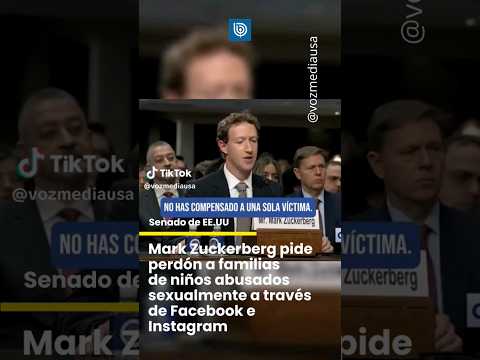 Mark Zuckerbeg pide perdón a familias de niños abusados sexualmente en Facebook e Instagram