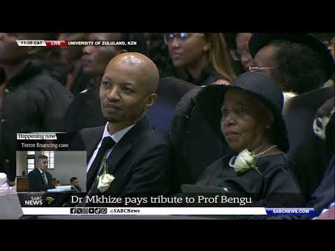 Prof Sibusiso Bengu | Dr Zweli Mkhize describes Bengu as one of Africa's most distinguished sons