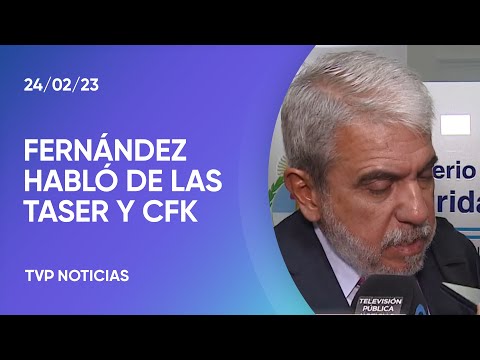 Anibal Fernández afirmó que CFK no está proscripta, aunque seguró que es inocente