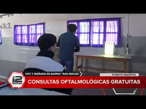 MADRYN | Consultas oftamológicas gratuitas en el Barrio San Miguel