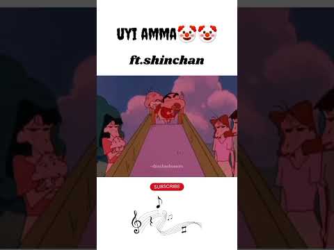 uyi Amma in shinchan version #shinchan #funny #memes #trending #uyiamma #song #music