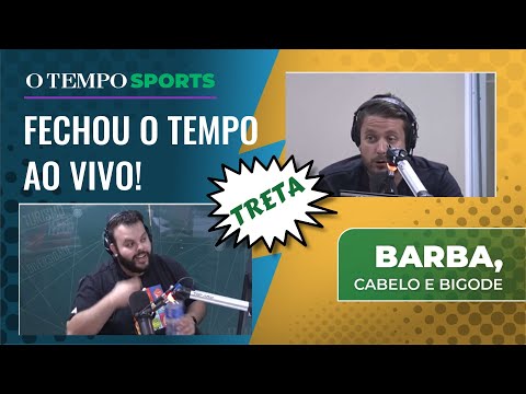 DEU MUITA TRETA! Rafa e Diego brigam AO VIVO por Galo e Flamengo | BARBA, CABELO E BIGODE