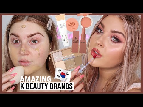i love kbeauty brands! 🇰🇷 turning myself in to a glam fairy with korean makeup