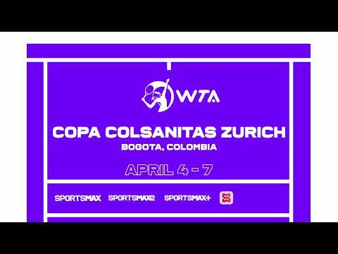 Watch WTA | Copa Colsanitas Zurich | April. 4 - 7 | on SportsMax, SportsMax2 and SportsMax App!