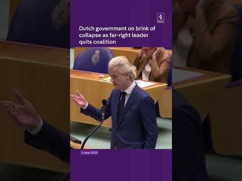 Dutch government on brink of collapse as far-right leader quits coalition