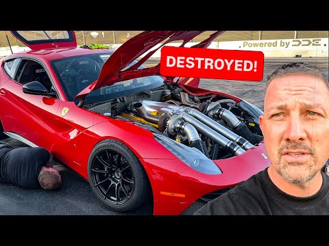DailyDrivenExotics Ferrari F12 Track Day Mishap & Repair Journey