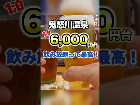 鬼怒川温泉 1人6000円台❗️飲み放題✖️食べ放題でこの値段⁉️ 神コスパの宿