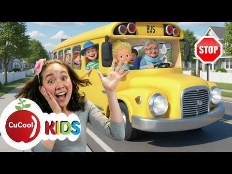 🚌NEW! Wheels on the Bus Go Round and Round Remix! 🚌