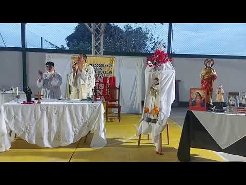 Misa y reinauguración de la gruta en honor a San Luis Gonzaga