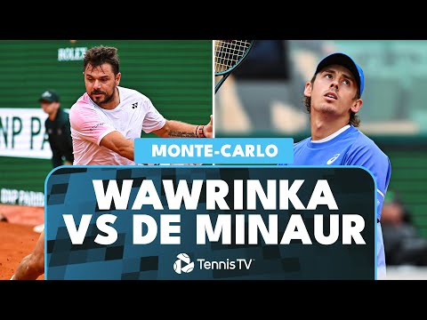 Alex De Minaur vs Stan Wawrinka! | Monte-Carlo 2024 Highlights