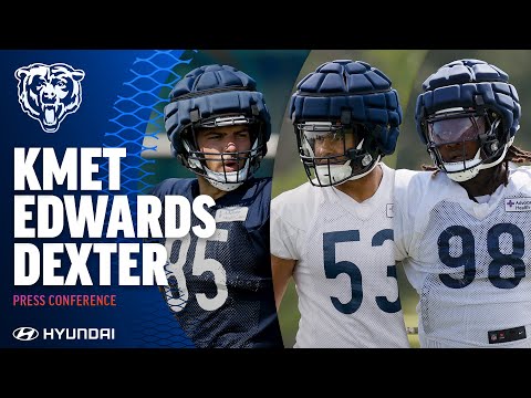 Kmet, Edwards, and Dexter on improvements they see in camp | Chicago Bears video clip