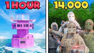 YouTube thumbnail for Max Mears's video titled '1 Hour Player VS 10,000 Hour Rust Pro'