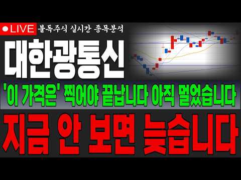 [대한광통신 주가전망] 지금 안 보면 늦습니다 '이날은' 상한가다 광통신 빅사이클 2차 반등 <strong>3연상도</strong> 모자르다 #대한광통신 #대한광통신전망 #불독주식
