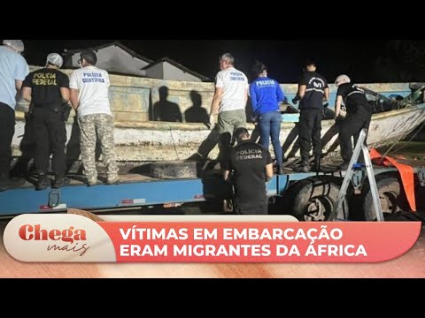 Polícia Federal registra 9 corpos em embarcação que naufragou no Pará | Chega Mais