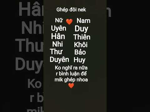 ai muốn ghép thì bình luận tên nhé