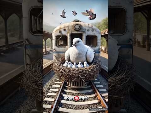 "Train Par Kabootar Ka Ghosla | Emotional Pigeon Story | Heart Touching Short Story"