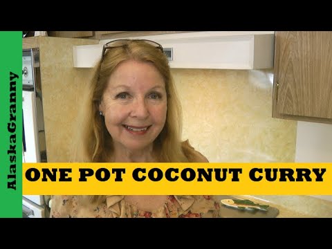 One Pot Coconut Curry Rice With Vegetables...Vegan...Meal In A Bag