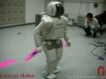 ASIMO avoids moving obstacles