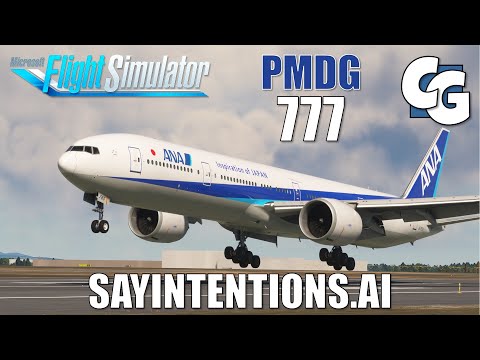 PMDG 777 Full Flight with SayIntentions.AI - Osaka to Tokyo - MSFS