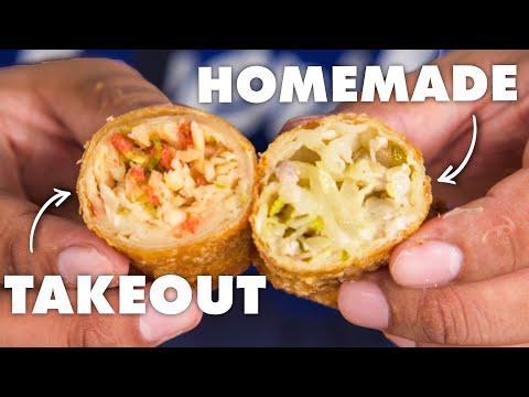 Authentic Takeout-Style Egg Rolls Recreated By Pro Chef | Taking On Takeout | Bon Appétit