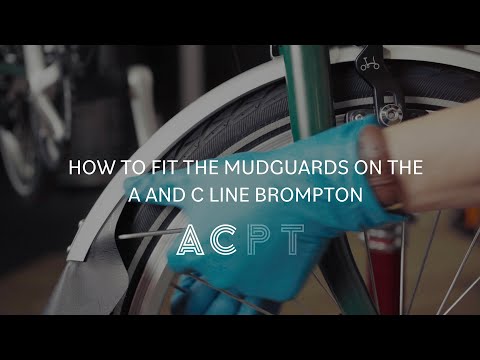 How To Fit The Mudguards On The A and C Line Brompton
