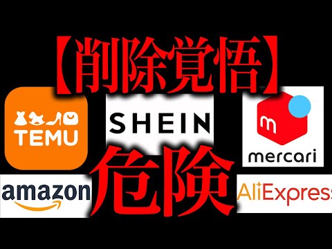 買い物サイトが危険すぎるので正直言います(TEMU、SHEIN、メルカリ、amazon、アリエクi)