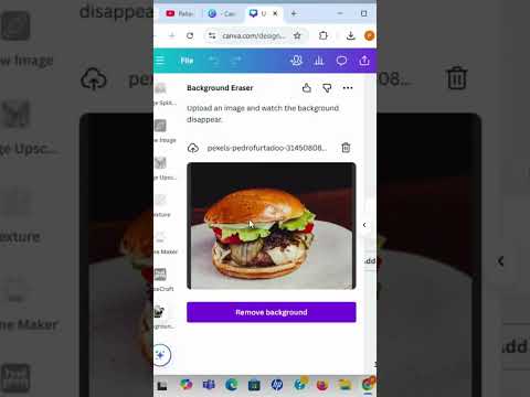 How to Remove Background Using Background Eraser App in Canva | Quick & Easy Tutorial