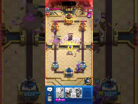 【クラロワ】※絶対に真似してはいけない裏技 【CLASH ROYALE】#shorts