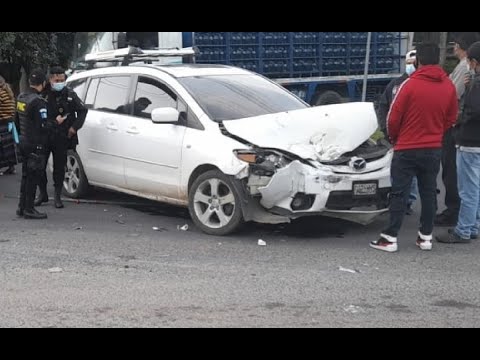 Accidente de tránsito por ingreso al bulevar sur de San Cristóbal