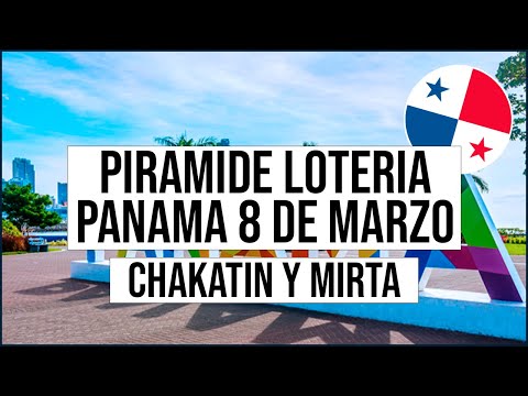 Pirámide Lotería de Panamá Miércoles 8 de Marzo 2023 - Pirámide de Chakatin y de Mirta