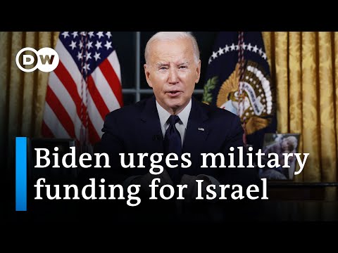 Biden: Hamas and Putin both seek to 'completely annihilate a neighboring democracy' | DW News