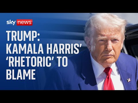 Donald Trump: Kamala Harris' 'rhetoric' language to blame for attempted assassination
