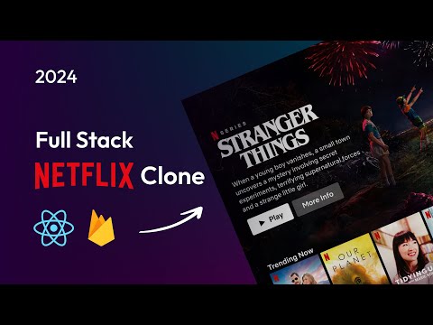 Full Stack Netflix Clone using React JS & Firebase | Build Website Like Netflix in React JS 2024