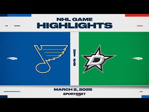 NHL Highlights | Blues vs. Stars - March 2, 2025