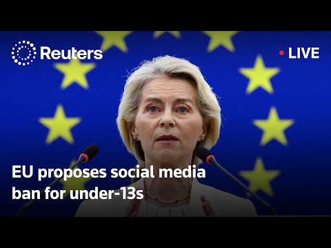 LIVE: EU proposes AI and social media ban for under-15s