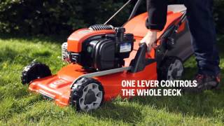 How to adjust the cutting height on your Husqvarna lawnmower
